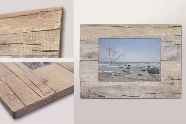 Holzwandbild